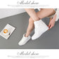 Designer Woman Breathable High Top Black White Boots Women Casual Sport Shoes Platform Hidden Increasing Sneakers Leather Shoe