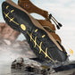 Summer Men Sandals Genuine Leather Mens Casual Shoes Outdoor Men Leather Sandals for Men Beach Shoes Roman Shoes Plus Size 38-48