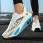 Men's Sports Shoes Cushioning Non-Slip Flat Wear Resistant Sneakers Mesh Breathable Platform Soft Running Shoes for Man