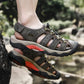 New Men's Sandals Soft Genuine Leather Sandals Shoes Men Large Size Outdoor Summer Shoes Comfort Beach Sandals Roman Men Shoes