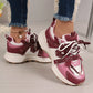 New Women Sneakers Mesh Breathable Platform Sneakers Women Casual Lace Up Outdoor Women Shoes Low Top Sneakers Zapatos De Mujer