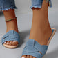 Luxury Designer Women Sandals 2025 New Woven with Comfortable Women's Sandals Casual Bottom Summer Flat Woman Slippers