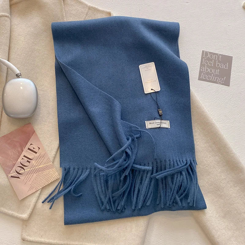 2024 Womens Winter Wool Scarf | Long Cashmere Shawl & Pashmina Wrap | EnigmaParis