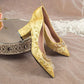 Pointed Toe with Crystals Rhinestone Wedding Bride Shoe Formal Woman Pumps Shoes for Women Diamond Medium Heels Casual Vacation