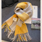 High-Quality 100% Wool Scarf | Women's Classic Soft Cashmere Muffler | EnigmaParis