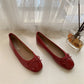 Women Flat Heel Outdoor Casual Mary Jane Red New  Flat Shoes Fashion Shallow Slip On Ladies Elegant Ballerinas Soft Shoes