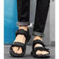 A Pair of Non-Slip Men's Sandals for Summer New Wear-Resistant Breathable Simple White-Soled Men's Business Beach Shoes
