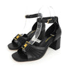 2025 Women's Summer Open toed Fashion Coarse Heel Sandals Italian Design GJ Luxury Brand Outdoor High Heel Non slip Sandals