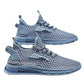 Men's Shoes Summer Hollow Mesh Breathable Shoes Men Casual Sports Running Sneakers Fashion Comfortable Mens Beach Shoes