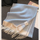 High-Quality 100% Wool Scarf | Women's Classic Soft Cashmere Muffler | EnigmaParis