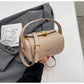 Classic Black Shoulder Bag Women's Versatile Retro Crossbody Square Bags 2024 New Large Capacity Textured Leather Flap Handbags