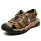 New Men's Sandals Soft Genuine Leather Sandals Shoes Men Large Size Outdoor Summer Shoes Comfort Beach Sandals Roman Men Shoes