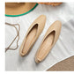 Woman Elegant Summer French Square Toe Green Mary Janes Cute Casual Flats Female Retro Shoes Low Heeled Soft Soled Flat Shoes