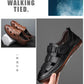 Leather Sandals Baotou 2025 Summer New Genuine Leather Breathable Hollow Porous Shoes Men's Tendon Soft Bottom Middle-Aged Dad S