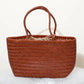 Handbags Women's Genuine Leather Shoulder Bag Weaving Casual Shopping Bag Vintage Big Tote Purse Cowhide Cross Hand Bags Lady