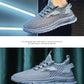 Men's Shoes Summer Hollow Mesh Breathable Shoes Men Casual Sports Running Sneakers Fashion Comfortable Mens Beach Shoes