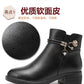 Soft Leather Women's Boots 2023 Spring Winter Thick Wool Lined Genuine Leather Woman Snow Boots Women Shoes Platform Boots botas