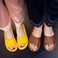 Genuine Leather Slippers Homes in indoor slipper summer open toe sandals men women elderly casual Slides shoes