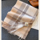 High-Quality 100% Wool Scarf | Women's Classic Soft Cashmere Muffler | EnigmaParis