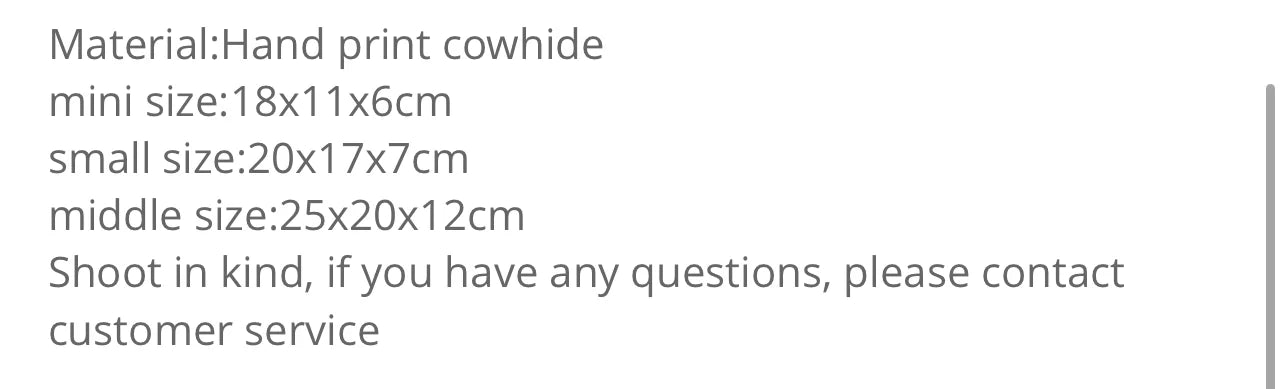 2025 New Hand Print Cowhide Bags For Women Luxury Designer Shoulder Bag Fashion Ladies Handbags