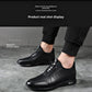 Invisible Height Increasing Leather Shoes