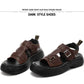 Men's Fashionable Genuine Leather Sandals 2023 Summer New Style Casual Sports Shoes Soft Bottom Anti-Slip Slippers