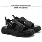 Men's Fashionable Genuine Leather Sandals 2023 Summer New Style Casual Sports Shoes Soft Bottom Anti-Slip Slippers