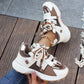 New Women Sneakers Mesh Breathable Platform Sneakers Women Casual Lace Up Outdoor Women Shoes Low Top Sneakers Zapatos De Mujer