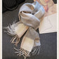 High-Quality 100% Wool Scarf | Women's Classic Soft Cashmere Muffler | EnigmaParis