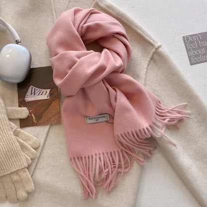 Luxury Cashmere Wool Winter Scarf | Warm Pashmina Shawl | Stylish Wrap for Women 2024