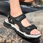 New Men's Sandals Soft Genuine Leather Sandals Shoes Men Large Size Outdoor Summer Shoes Comfort Beach Sandals Roman Men Shoes