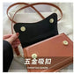 High Quality PU Leather Handbag Purse Women's Bag Solid Color Shoulder Crossbody Bags Lady Messenger Small Tote for Women Girls