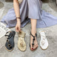 Women Sandals 2024 New Summer Casual Flat Sandals Flip Flops Luxury Designer Fashion Shoes Women Open Toe Daily Sandals Women