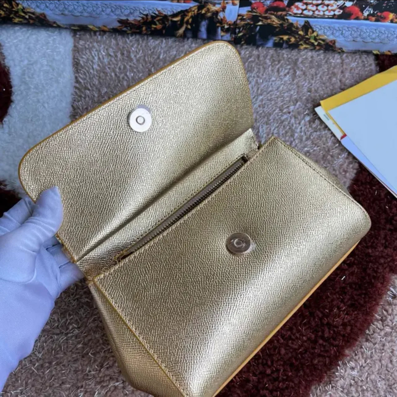 2025 New Hand Print Cowhide Bags For Women Luxury Designer Shoulder Bag Fashion Ladies Handbags