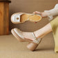 New Chinese Style New Thick Soled Thick Heel Baotou Sandals Female Line with Female Sandal Fairy Wind High Heel Single Shoes