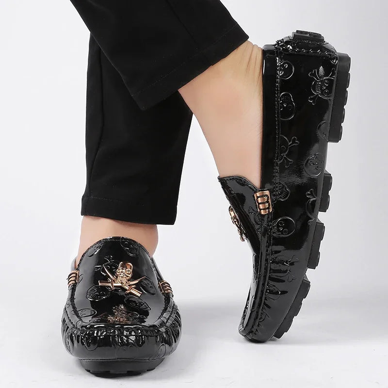 Loafers Men Casual Shoes | Handmade Lazy Shoes Men