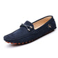 Men Suede Leather Loafers Shoes | Slip on Non-slip Driving Loafers for Men