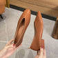 Woman Elegant Summer French Square Toe Green Mary Janes Cute Casual Flats Female Retro Shoes Low Heeled Soft Soled Flat Shoes