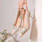 Pumps with Bow on Heeled Wedding Bride Shoe High Heels Shoes for Women Pointed Toe Woman PumpsLoafers Stilito Beau Today Lastest