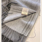 High-Quality 100% Wool Scarf | Women's Classic Soft Cashmere Muffler | EnigmaParis
