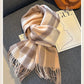 High-Quality 100% Wool Scarf | Women's Classic Soft Cashmere Muffler | EnigmaParis