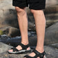 New Men's Sandals Soft Genuine Leather Sandals Shoes Men Large Size Outdoor Summer Shoes Comfort Beach Sandals Roman Men Shoes