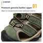 New Men's Sandals Soft Genuine Leather Sandals Shoes Men Large Size Outdoor Summer Shoes Comfort Beach Sandals Roman Men Shoes