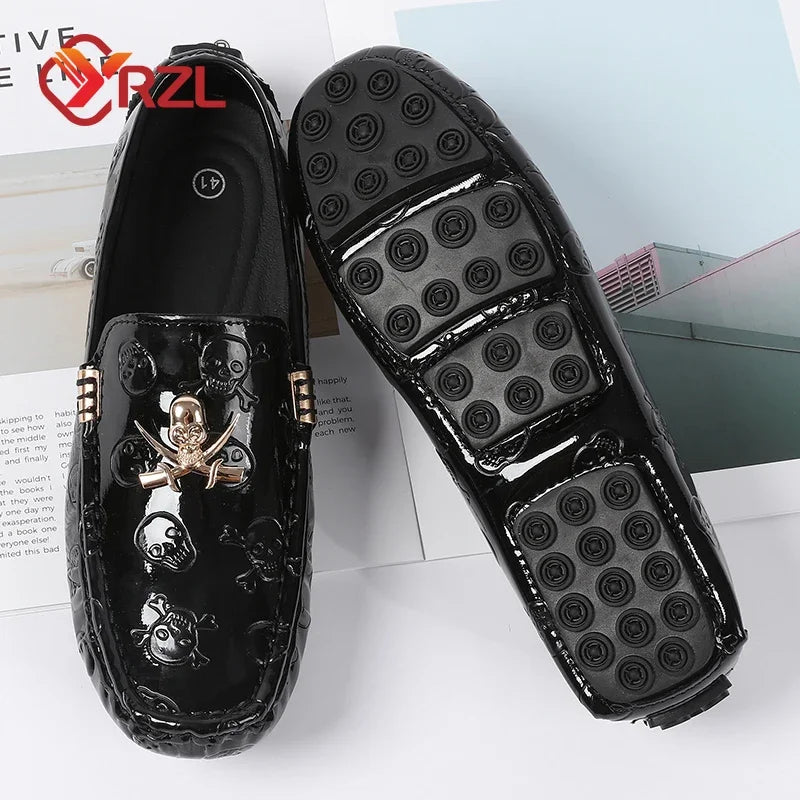 Loafers Men Casual Shoes | Handmade Lazy Shoes Men