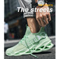 Sneakers Men Mesh Breathable Casual Men Shoes Unisex Light Soft Thick Sole Hole Couple Shoes Athletic Sneakers Women Shoes