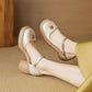 New Chinese Style New Thick Soled Thick Heel Baotou Sandals Female Line with Female Sandal Fairy Wind High Heel Single Shoes