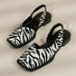 Leather Toe Cap Sandals for Women 2024 New Flat Bottomed Square Toe Single Shoes, Retro Exterior Wear, Anti Slip Beach Slippers