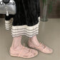 2025 Spring Lace Women Mary Jane Shoes Fashion Slip On Comfort Street Style Soft Sole Female Dress Flats Shoes