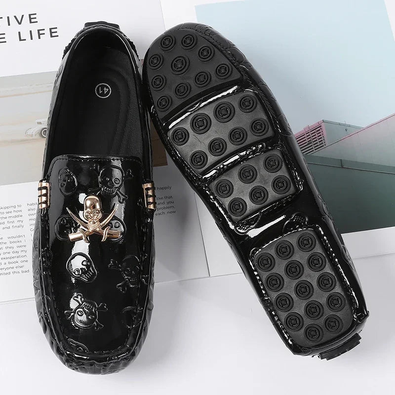 Loafers Men Casual Shoes | Handmade Lazy Shoes Men