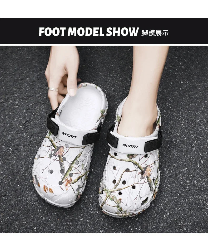 Flat Sandals Men Shoes 2025 | Slippers Men Garden Platform Sandals | Man Summer Sandals | Male Sneakers Outdoor Flip Flops Home Clogs